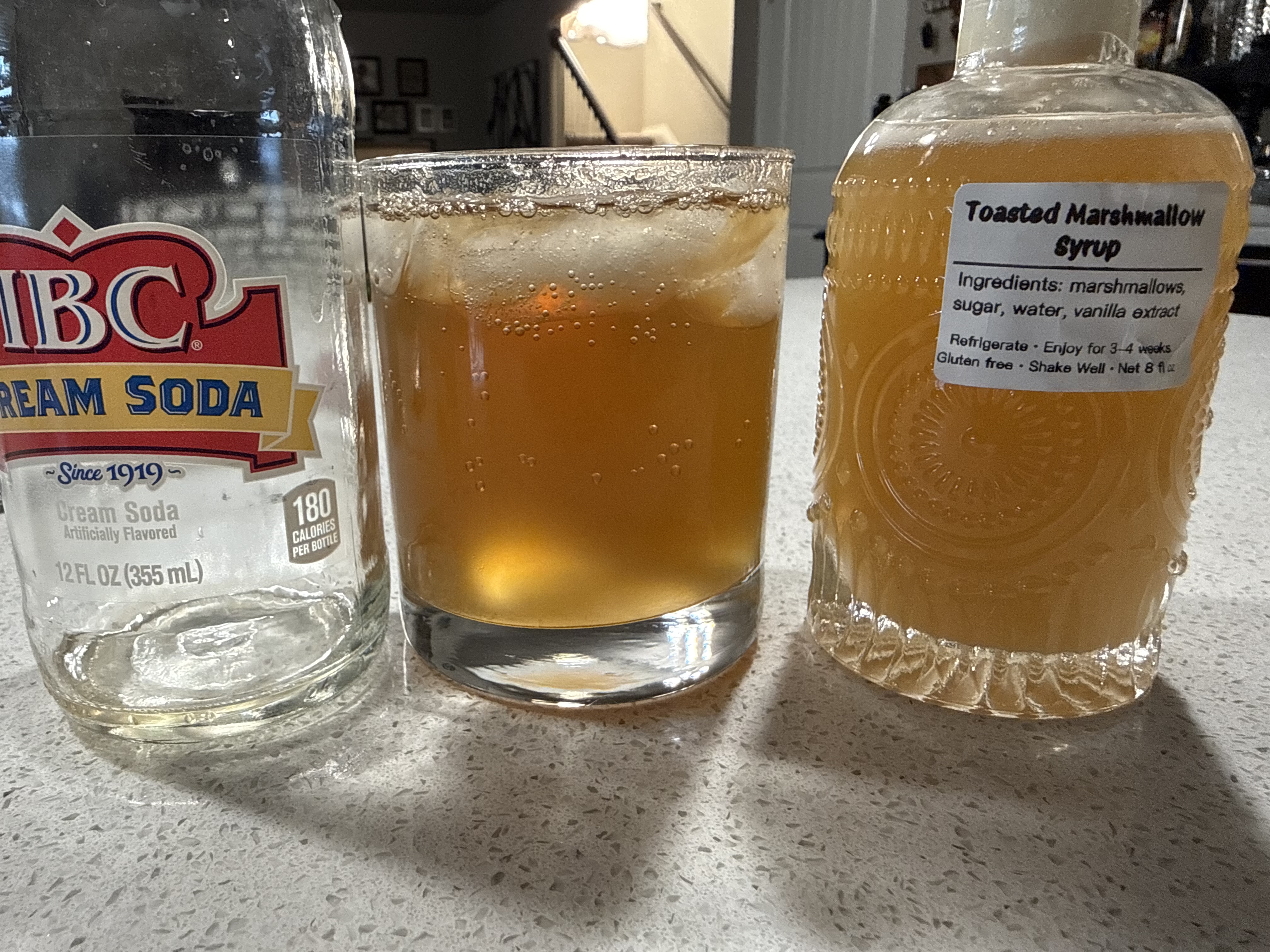 Toasted Marshmallow Cream Soda with IBC Cream Soda