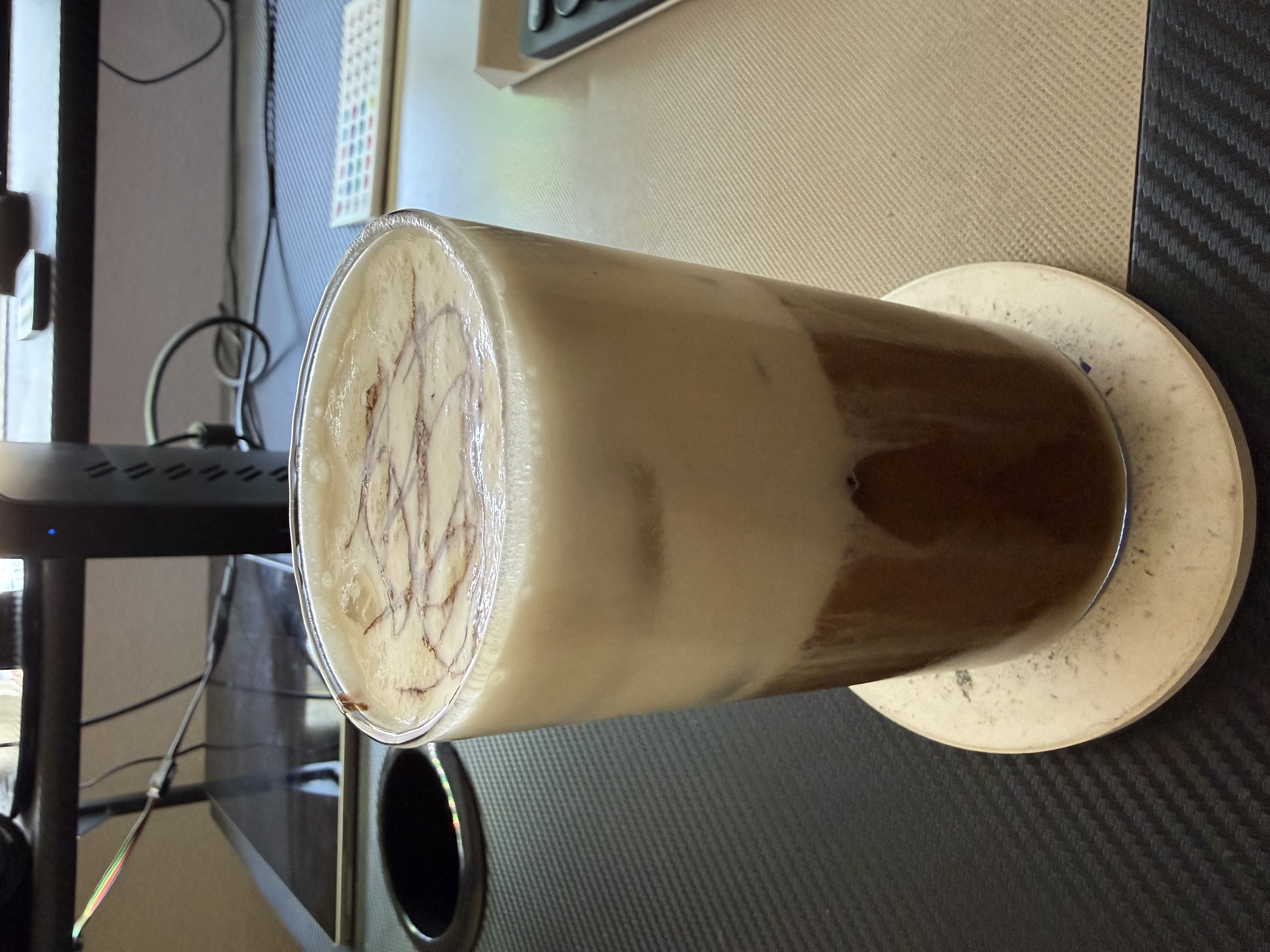 Churro Cold Brew with cold foam